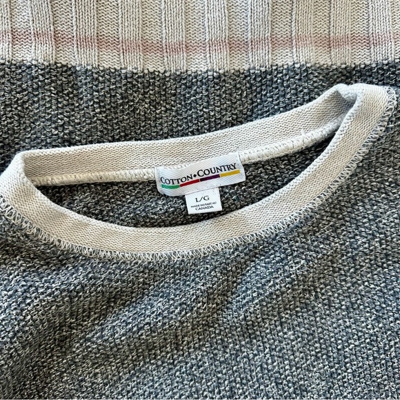 Cotton Country Knit Cabin Sweater | large - Picture 4 of 5